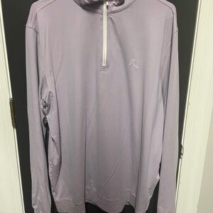 Rhoback Navy and Purple Striped Pullover